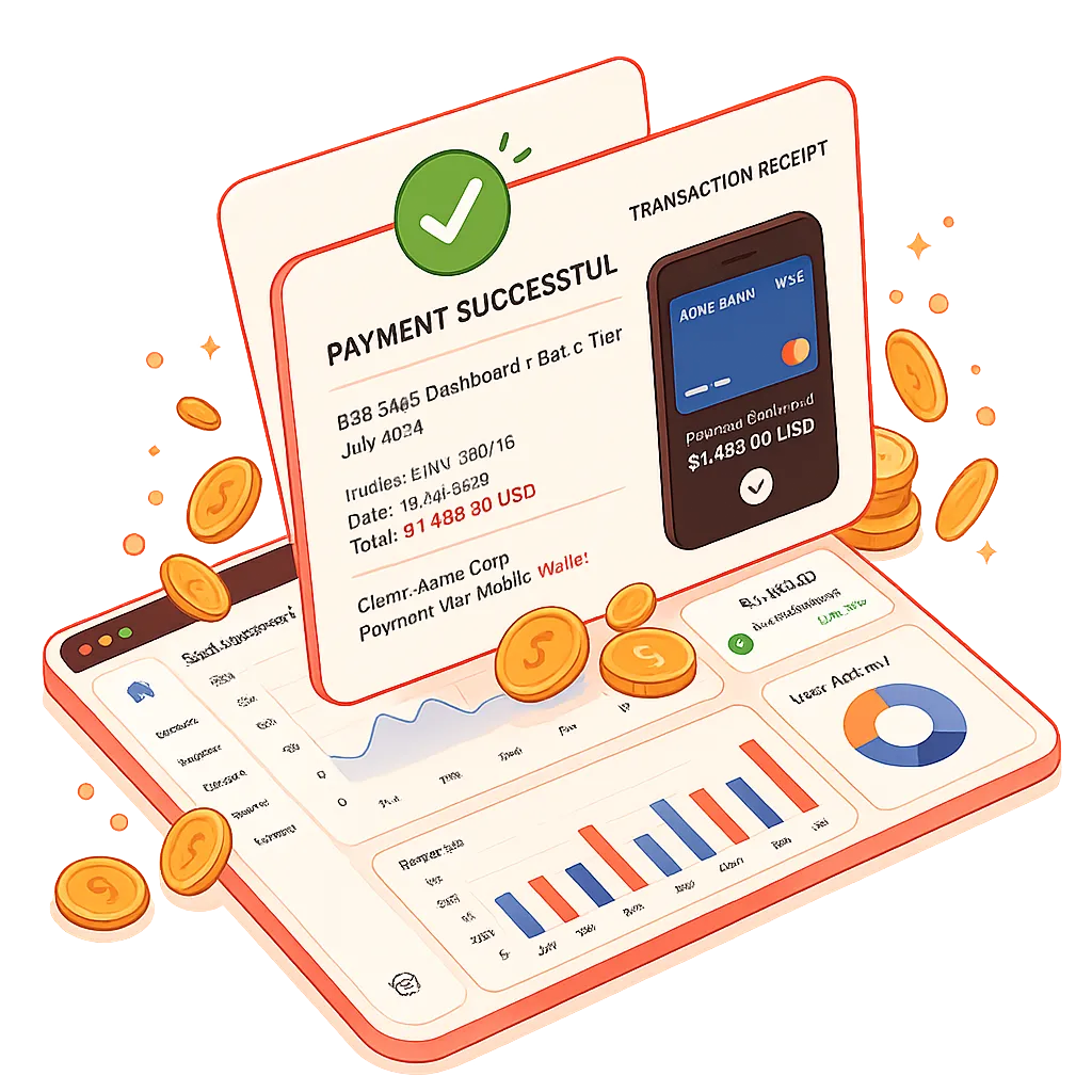 Tablekard Contactless Table Payments Receipt