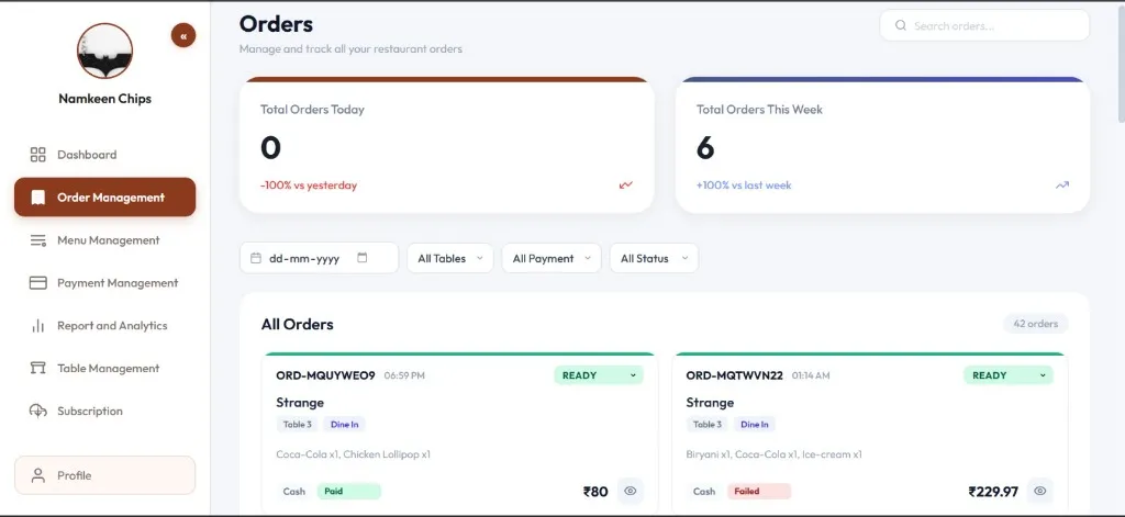 Admin Dashboard