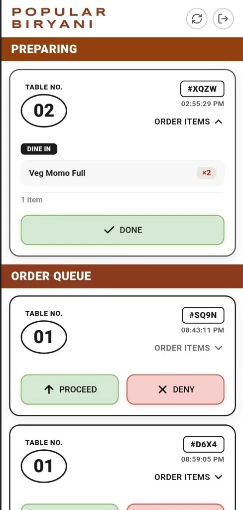 Kitchen App