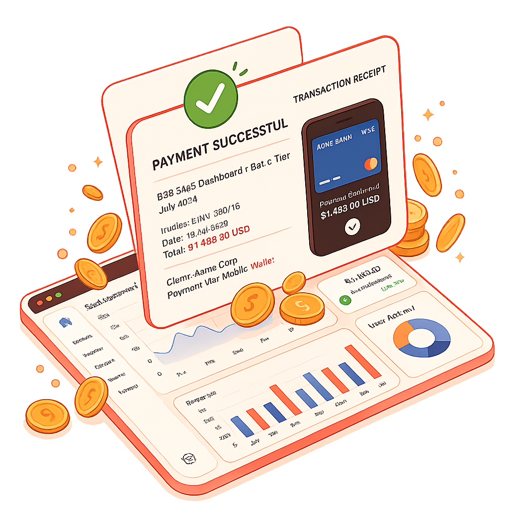 Tablekard Contactless Table Payments Receipt