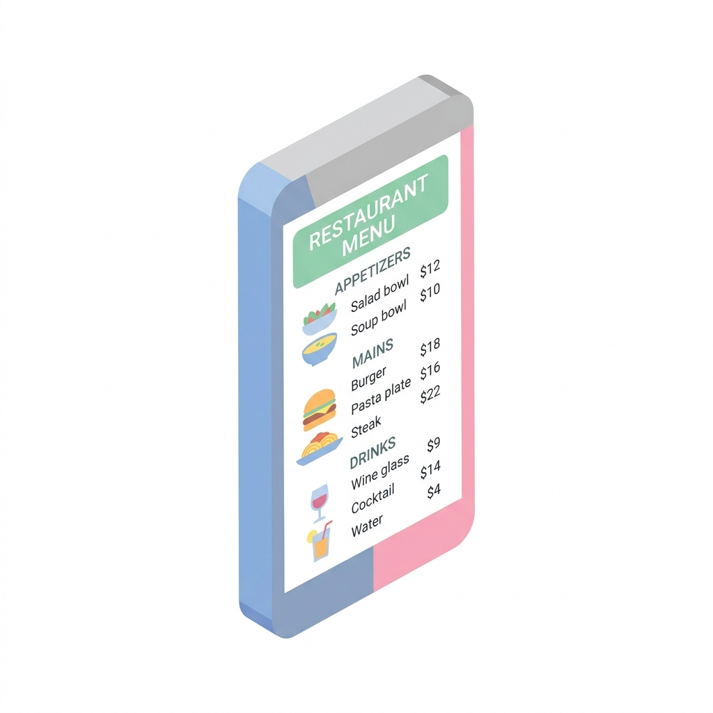 Digital Menu
